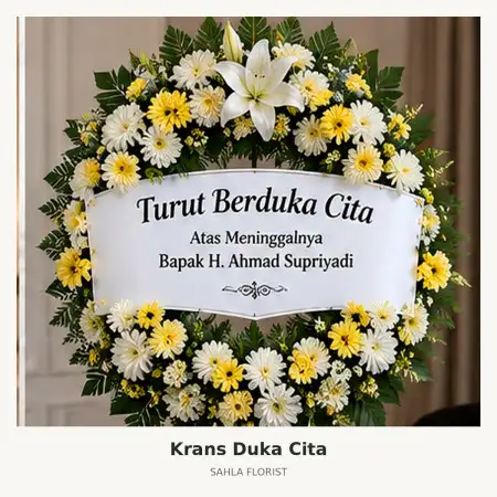 Krans Bunga Duka Trans Studio Mall Bandung
